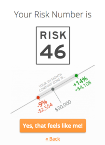 Low Financial Risk Tolerance Score